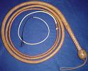 10ft Natural Tan 12 plait Indiana Jones Bullwhip 3D